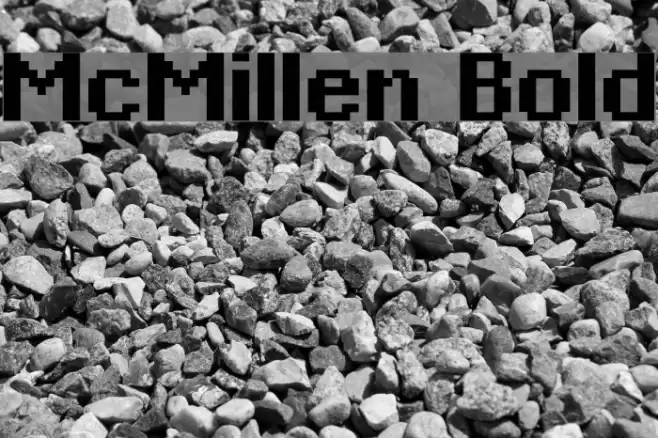 McMillen Bold Font examples