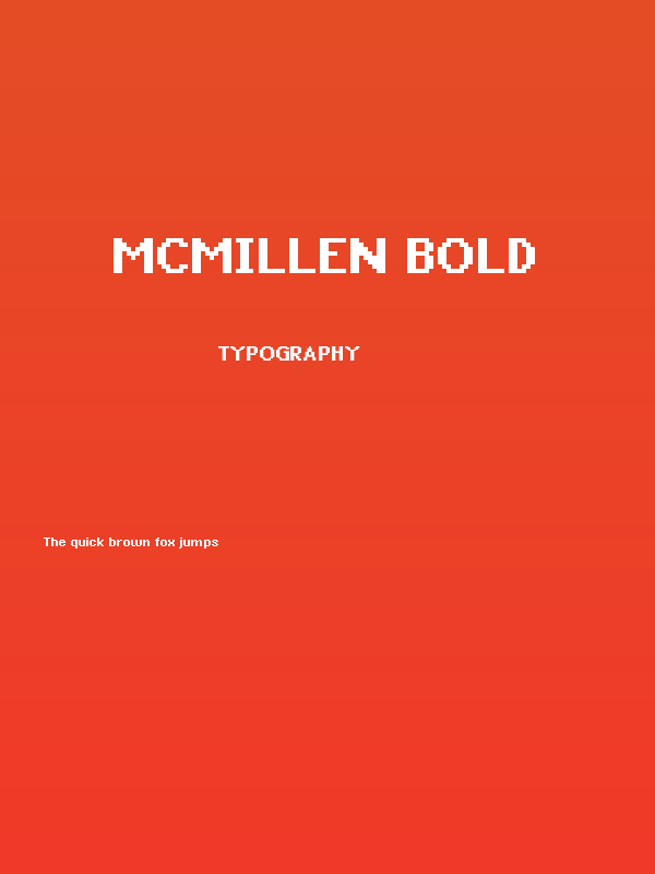 McMillen Bold Poster