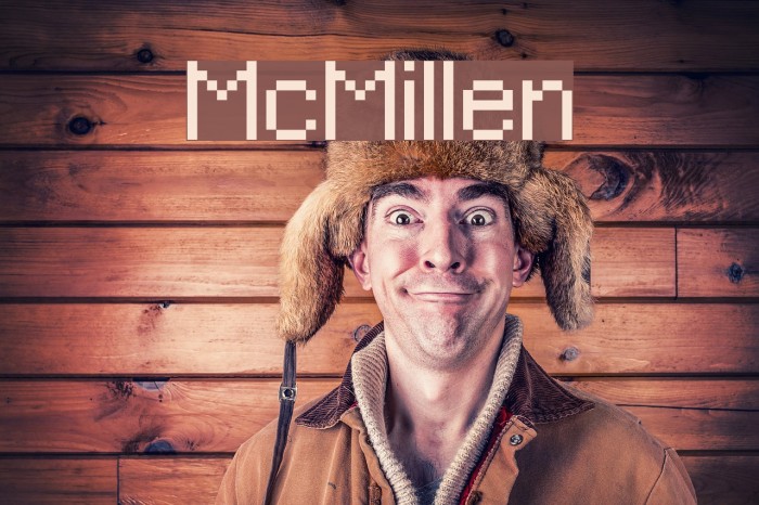 McMillen Font examples
