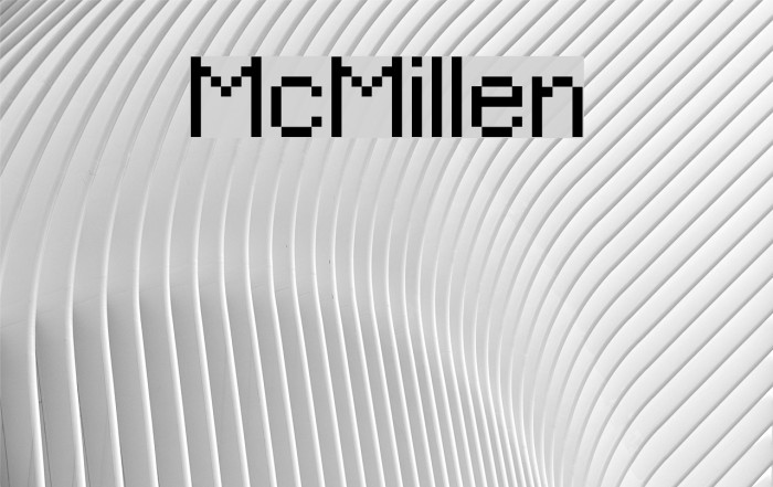 McMillen Font examples
