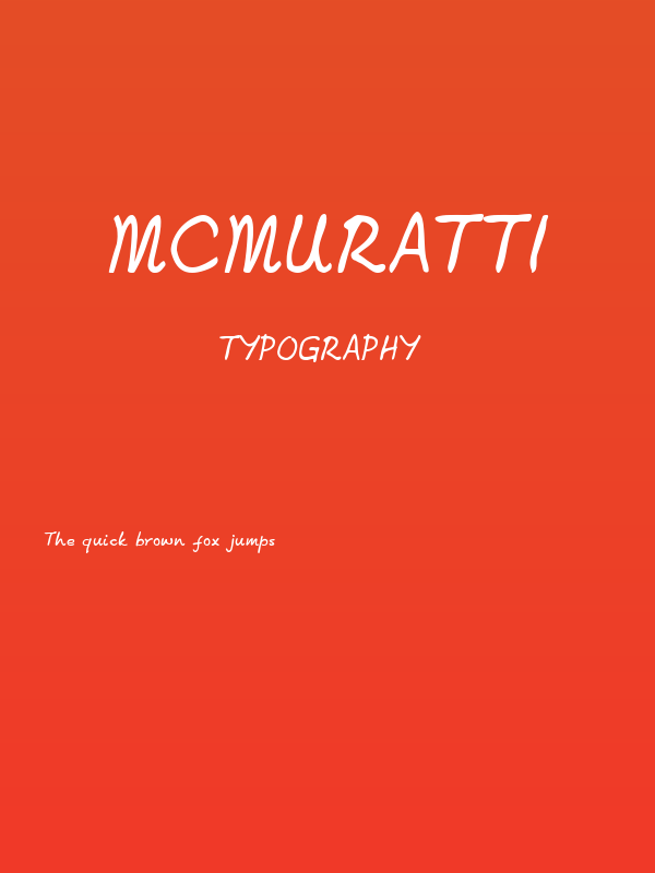McMuratti Poster