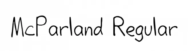 McParland Regular  नि: शुल्क फ़ॉन्ट्स डाउनलोड