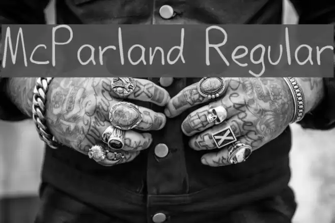 McParland Regular Font examples