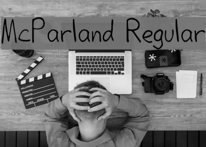 McParland Regular Font examples