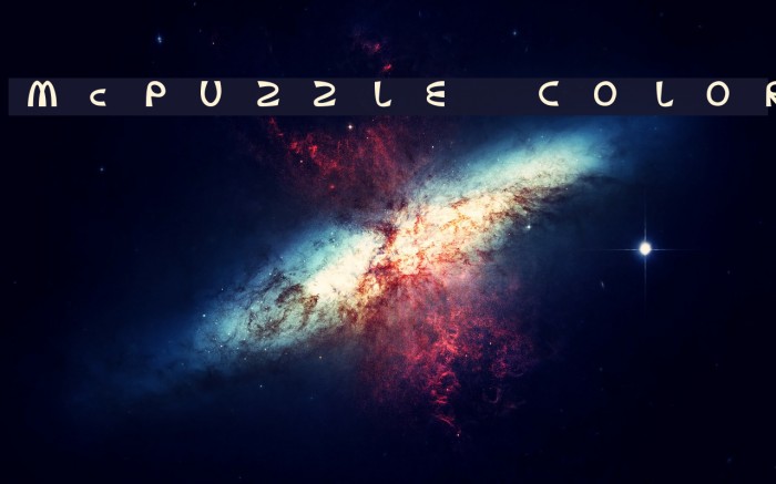 McPuzzle Color フォント examples