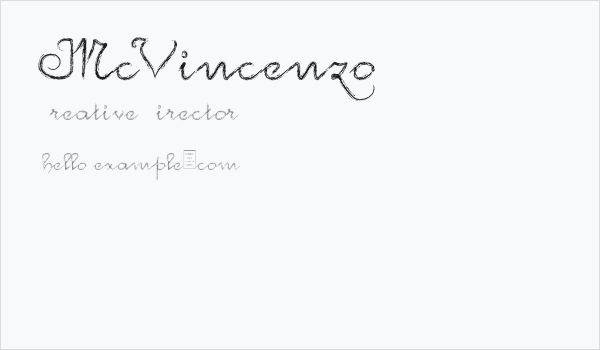 McVincenzo Business Card