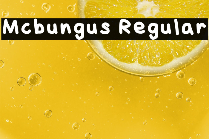 Mcbungus Regular Example 1