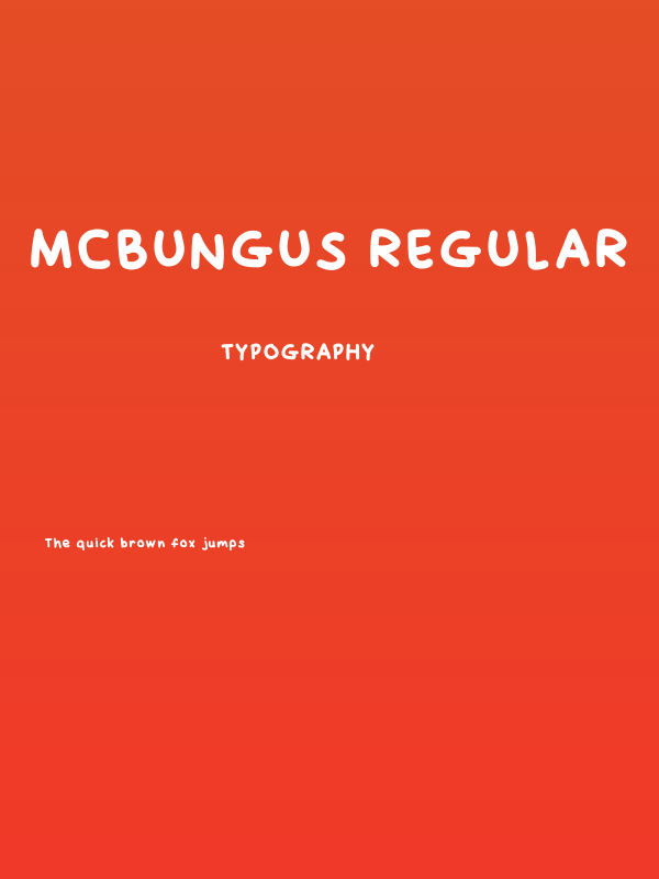 Mcbungus Regular Poster