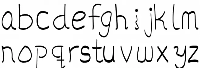 McfreeHands Caratteri MINUSCOLO
