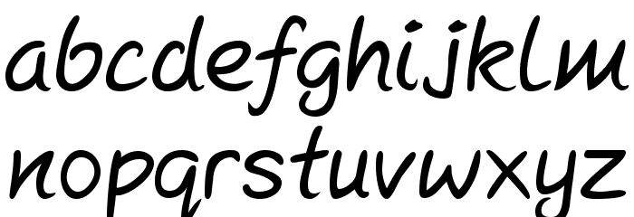 Mcgannahan Font LOWERCASE