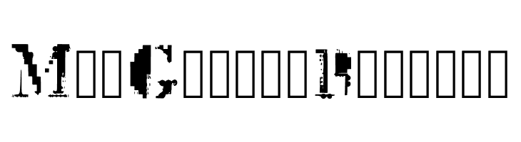 Mck Glitch Regular  Frei Schriftart Herunterladen