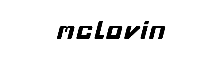 mclovin  font caratteri gratis