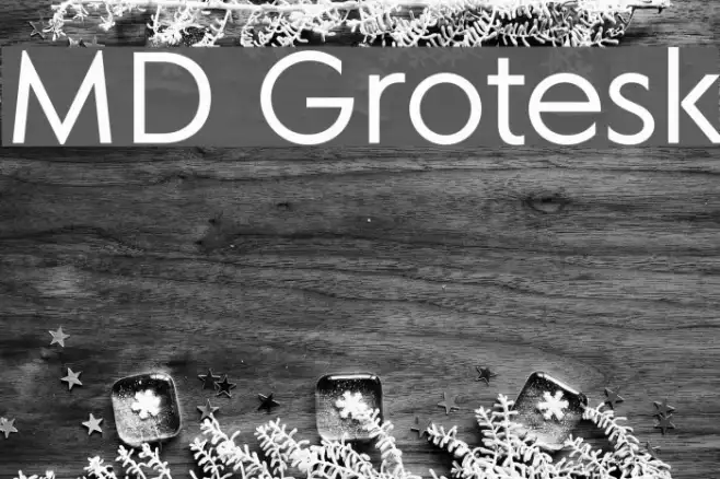 MD Grotesk Example 2