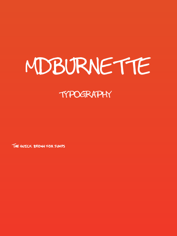 MDBurnette Poster