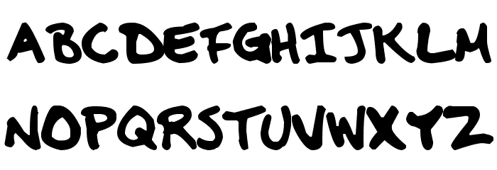 MDBurnette Font LOWERCASE
