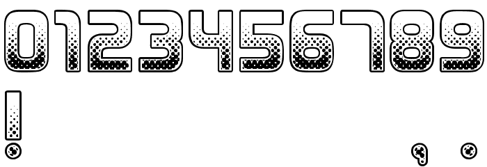 MDMA Font OTHER CHARS