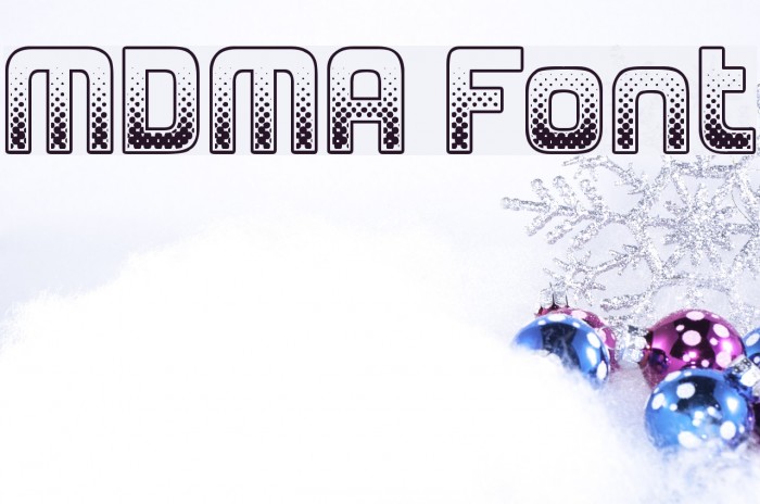 MDMA Font examples
