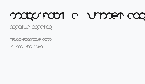 MDRS-FD01 [c] Zhimet cardozo, 2009 Business Card