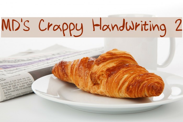 MD's Crappy Handwriting 2 Font examples