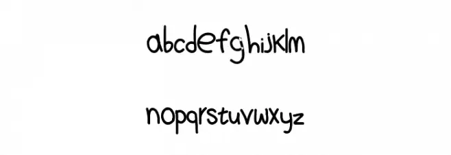 MD's Crappy Handwriting Caratteri MINUSCOLO