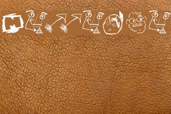 Mdoodled Font examples