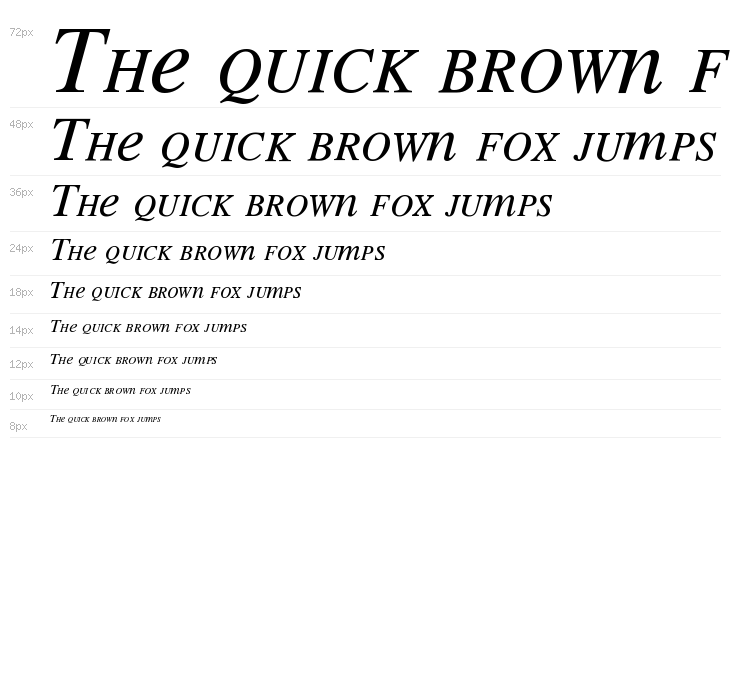 MEAN 26 Italic Waterfall