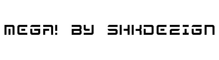 MEGA! by shkDEZIGN  免费字体下载