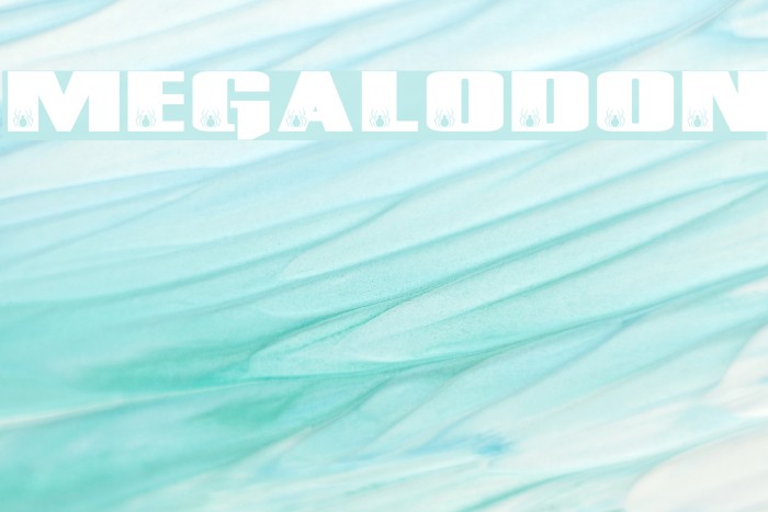 MEGALODON Шрифта examples