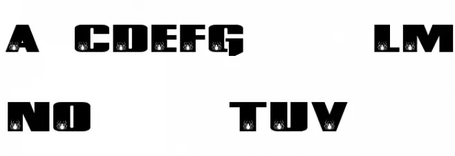 MEGALODON フォント 小文字