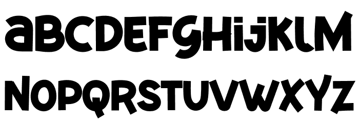 MEGAMIND Personal Use Font LOWERCASE