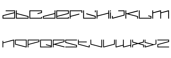MEGANDROID Font LOWERCASE
