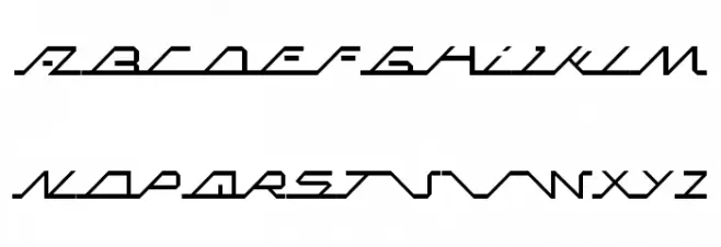 MEGASLANTLINE Fonte MAIÚSCULAS