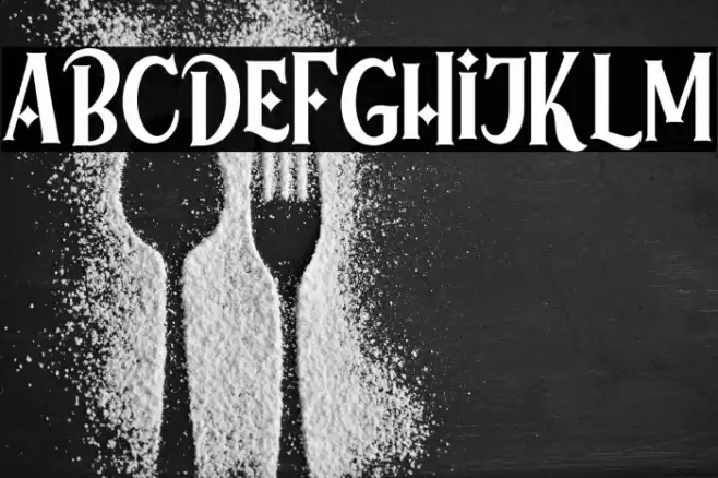 MEGLORIA Font examples