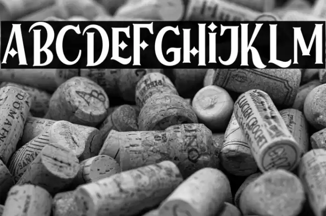 MEGLORIA Font examples