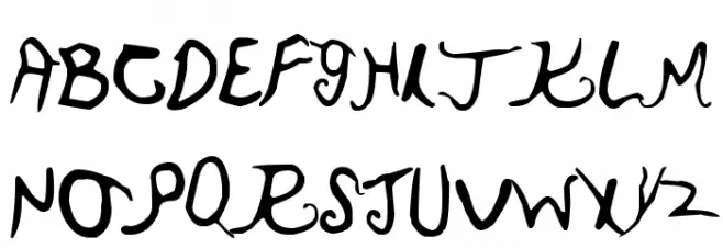 MELANIEMARTINEZLOGOFONT2 ZOOLD Schriftart Kleinbuchstaben
