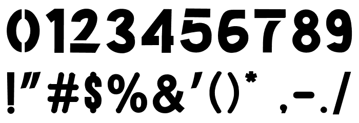 MELANOX Regular Font OTHER CHARS