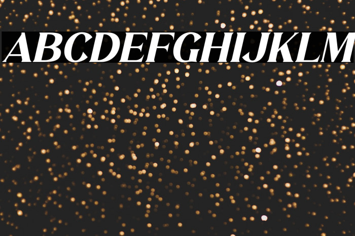 MELISA Italic Example 3