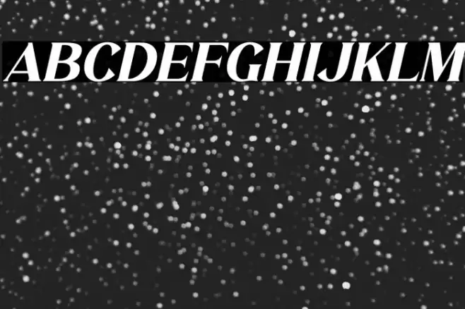 MELISA Italic Font examples