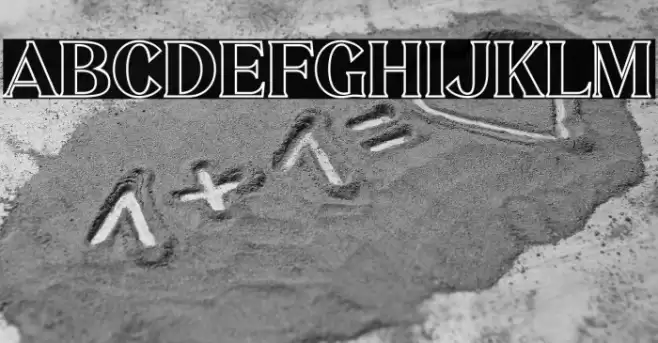 MELISA OUTLINE Font examples