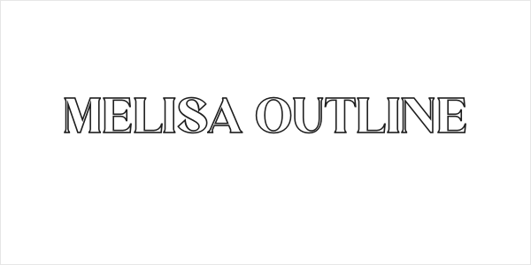 MELISA OUTLINE Logo