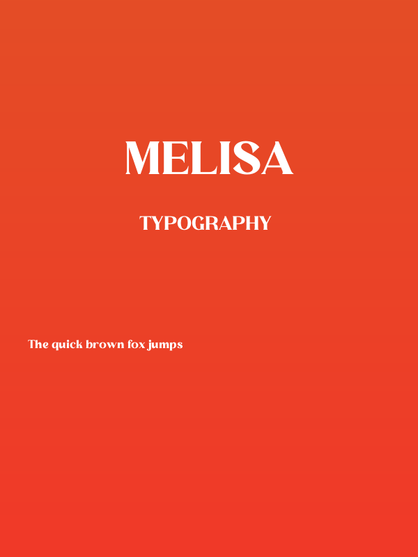 MELISA Poster