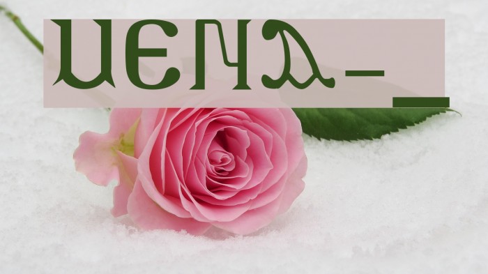 MENA-1 Font examples