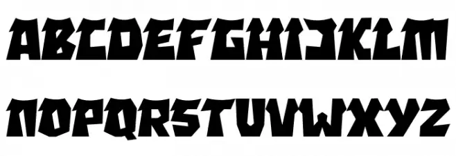 MENOR Personal Use Schriftart Groß
