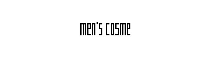 MEN'S COSME Font