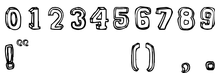 MENTAL FREAK Font OTHER CHARS