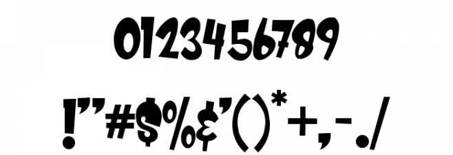 MEOWZA Font OTHER CHARS