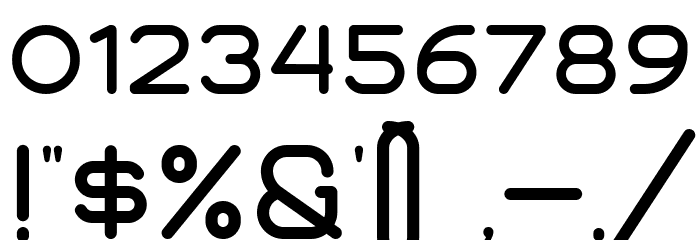 MERAGEN Font OTHER CHARS