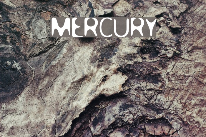 MERCURY Font examples