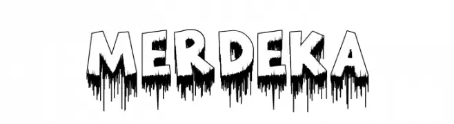 MERDEKA  Frei Schriftart Herunterladen