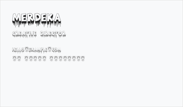 MERDEKA Business Card